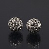 Polymer Clay Rhinestone Beads RB-A053-8mm-01-1