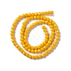 Faceted(32 Facets) Glass Beads Strands EGLA-J042-35B-M-3