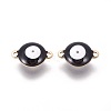 Ion Plating(IP) 304 Stainless Steel Enamel Links connectors LS-STAS-F206-02G-C05-2
