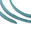 3x1.5mm Teal Flat Faux Suede Cord X-LW-R003-61-3