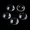 Transparent Glass Cabochons GGLA-R026-15mm-6