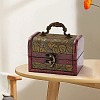 CutHollow 1Pc Vintage Wooden Jewelry Box AJEW-CL0001-12B-4