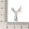 Rack Plating Brass Pendants KK-I722-08P-Y-3