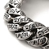 304 Stainless Steel Cuban Link Chain Bracelets for Women Men BJEW-Q341-06F-AS-2