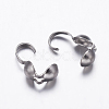Tarnish Resistant 304 Stainless Steel Smooth Surface Bead Tips X-STAS-P161-19-1