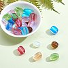 48Pcs 8 Colors Synthetic Moonstone Beads Strands G-SZ0001-05-4