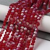 Transparent Glass Beads Strands EGLA-A034-T4mm-MB07-2