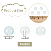 3 Strands Round Opalite Beads Strands GLAA-DC0001-10-2