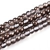 Baking Paint Transparent Glass Beads X1-DGLA-N011-4mm-09-1