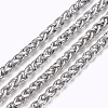 Tarnish Resistant 304 Stainless Steel Wheat Chains STAS-P197-065P-1