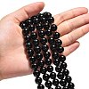 Synthetic Black Stone Beads Strands GSR10mmC044-5