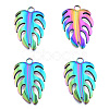 Ion Plating(IP) 201 Stainless Steel Pendants STAS-N098-252M-2
