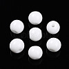 Opaque Solid Color Glass Beads GLAA-N007-6mm-A02-1