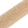 Electroplate Glass Beads Strands GLAA-B023-01A-01-1