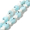 Handmade Lampwork Beads Strands LAMP-G154-07E-1