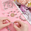 DIY Alloy Heart European Style Bracelet Making Kit DIY-PH0022-01-3