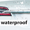 4Pcs 4 Styles Square PET Waterproof Self-adhesive Car Stickers DIY-GF0007-45B-3