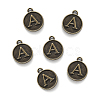 Alloy Pendant Cabochon Settings For Enamel PALLOY-YW0001-10AB-5