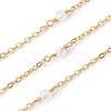 Handmade Natural Rose Quartz Beaded Chains CHC-P007-E02-3