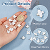 16Pcs Natural Keshi Pearl Pendants PALLOY-HS00046-4
