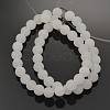 Natural White Jade Round Beads Strands G-D662-8mm-2
