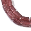Natural Strawberry Quartz Beads Strands G-G162-D06-01-4