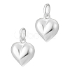 925 Sterling Silver Peach Heart Charms FIND-PH0021-55B-1