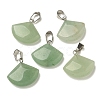 Natural Green Aventurine Pendants G-Z067-05P-06-2