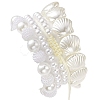 4Pcs 4 Style ABS Plastic Imitation Pearl Beaded Stretch Bracelets Set BJEW-JB10104-5