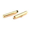 304 Stainless Steel Slide On End Clasp Tubes STAS-C044-08C-G-3