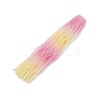 Gradient Color Baking Paint Glass Bead Strands DGLA-A039-T2mm-A01-1