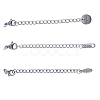 30Pcs Stainless Steel Chain Extender STAS-CJ0001-184-1