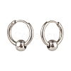 304 Stainless Steel Huggie Hoop Earrings EJEW-JE04555-01-3