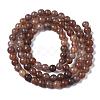 Natural Purple Aventurine Round Bead Strands G-E334-4mm-21-2