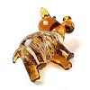 3D Horse Handmade Lampwork Display Decoration DJEW-C012-07-3