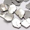 Electroplated Natural Agate Beads Strands G-K109-05-C-2
