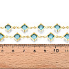 Brass Rhombus Link Chains CHC-N023-08D-G-3