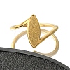 Textured Horse Eye 304 Stainless Steel Finger Ring for Women RJEW-L126-08B-G-2