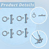 25Pcs 304 Stainless Steel Toggle Clasps STAS-BBC0009-60B-6