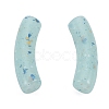 Marbled Stone Style Opaque Acrylic Beads X-OACR-G009-04A-3