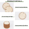Wood Earring Display Card with Hanging Hole DIY-WH0320-20B-4