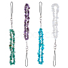 Gemstone Chips Mobile Straps HJEW-PH01884-1