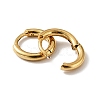PVD Vacuum Plating 201 Stainless Steel Huggie Hoop Earrings STAS-H164-01G-2