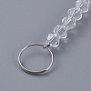 Faceted Crystal Glass Ball Chandelier Suncatchers Prisms AJEW-G025-A05-4