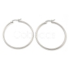 Tarnish Resistant 304 Stainless Steel Big Hoop Earrings LS-EJEW-F105-06P-3