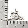 Mother's Day Heart with Word I Love Mama Charms KK-A200-14P-3