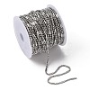 Tarnish Resistant 304 Stainless Steel Ball Chains CHS-K002-12-3