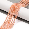 Natural Sunstone Beads Strands G-F770-C01-01-1