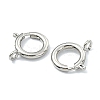 SHEGRACE Brass Spring Ring Clasps XGRPCN018-224P-1