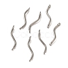 Non-Tarnish 304 Stainless Steel Links Connector Charms STAS-Q323-13P-1